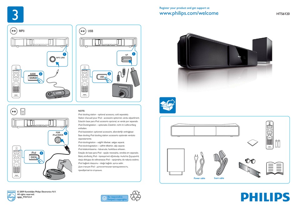 PHILIPS HTS6120/12 QUICK START MANUAL Pdf Download ManualsLib