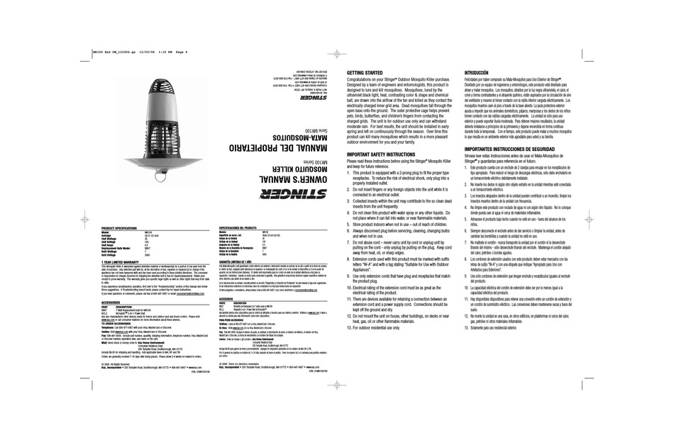 STINGER MK100 SERIES OWNER'S MANUAL Pdf Download ManualsLib