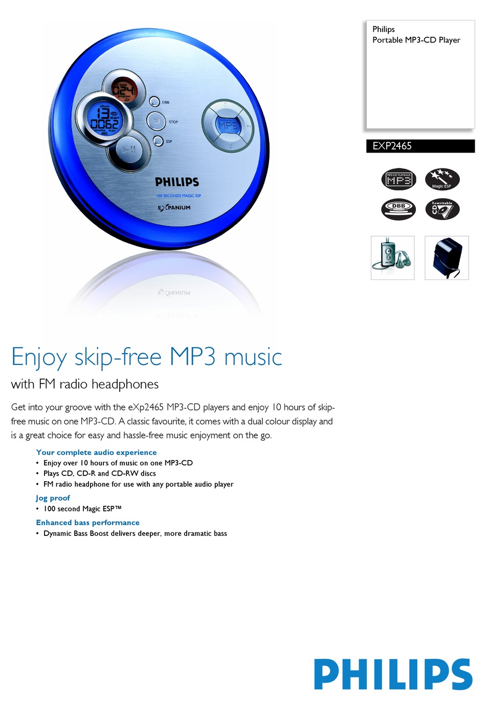 Überwinden niesen Leben philips mp3 cd player exp2546 manual Absolvent