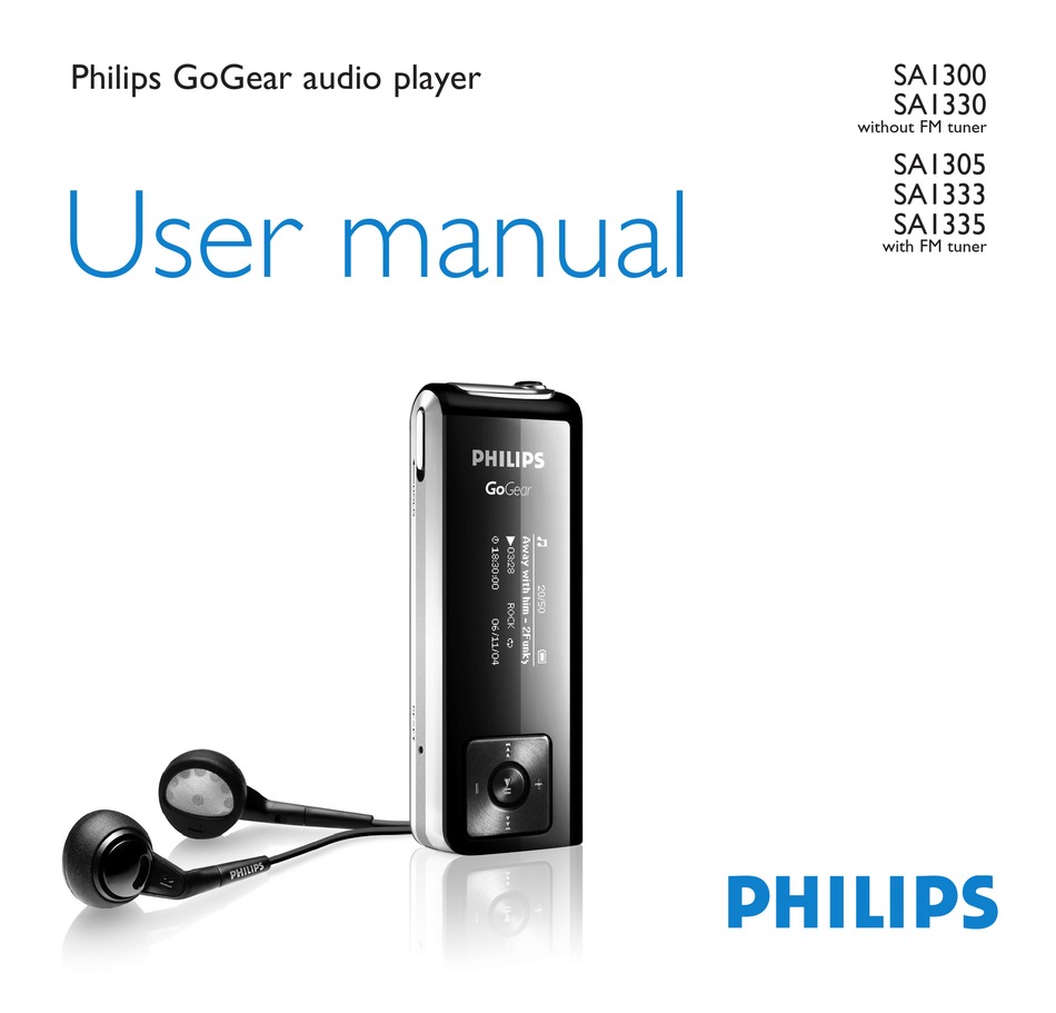 how to charge my philips gogear mp3 player