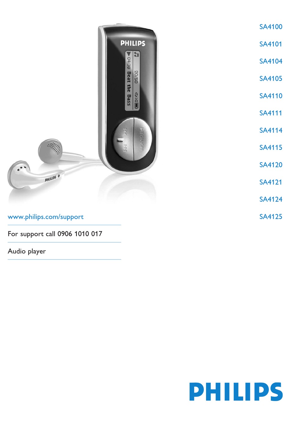 philips-sa4100-quick-start-manual-pdf-download-manualslib