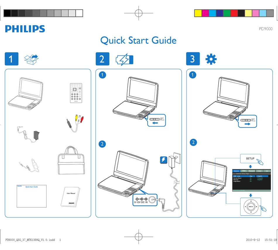 PHILIPS PD9000 QUICK START MANUAL Pdf Download | ManualsLib