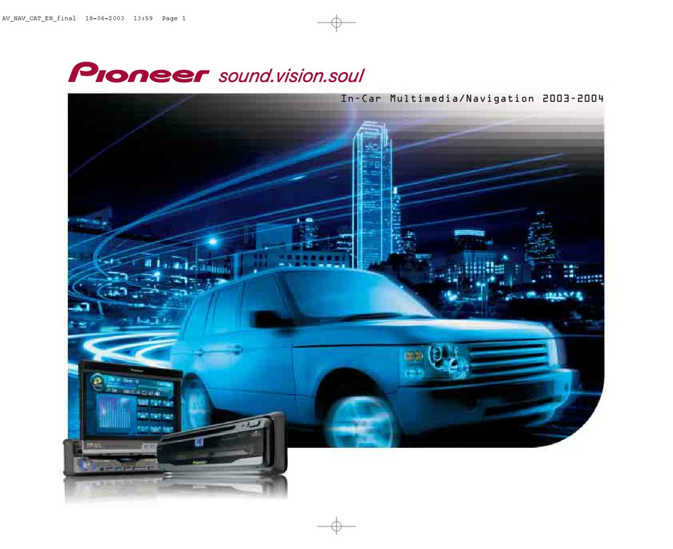 PIONEER AVM-P9000R BROCHURE Pdf Download | ManualsLib
