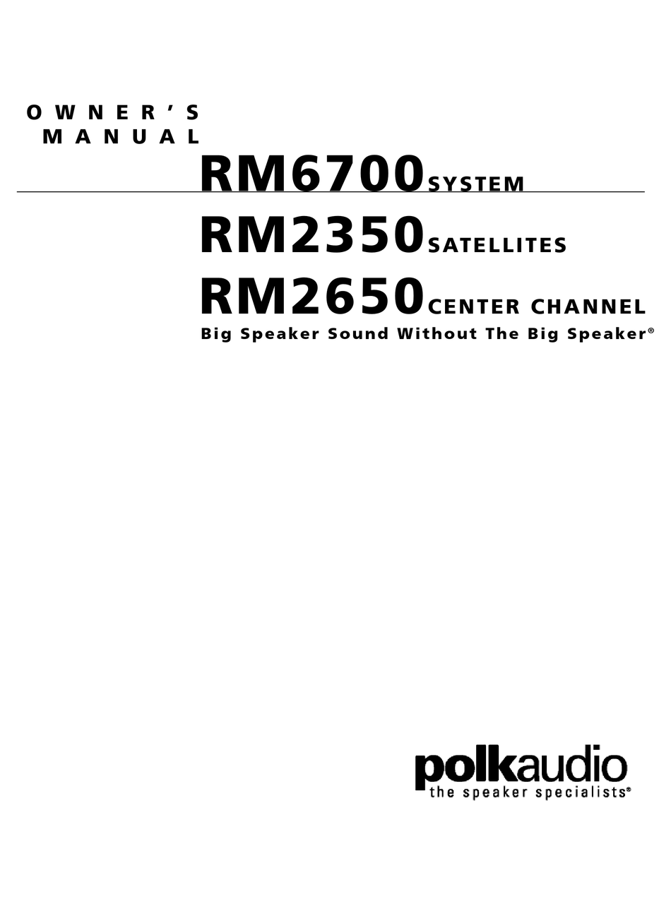 polk audio rm2350