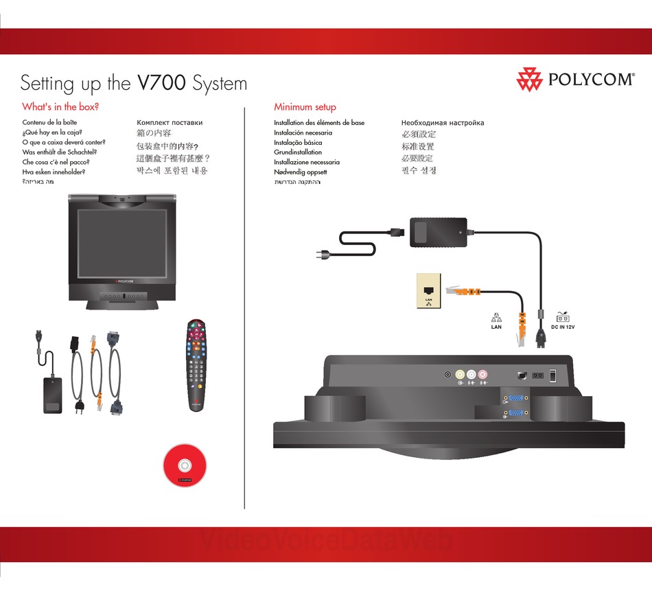 POLYCOM V700 SETTING UP Pdf Download | ManualsLib