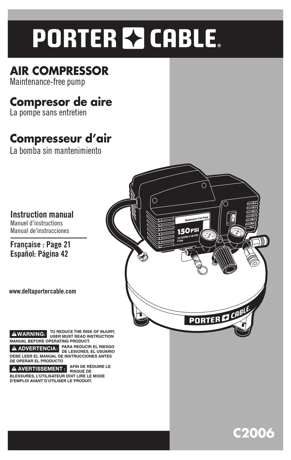 PORTER-CABLE 1000003145 INSTRUCTION MANUAL Pdf Download | ManualsLib