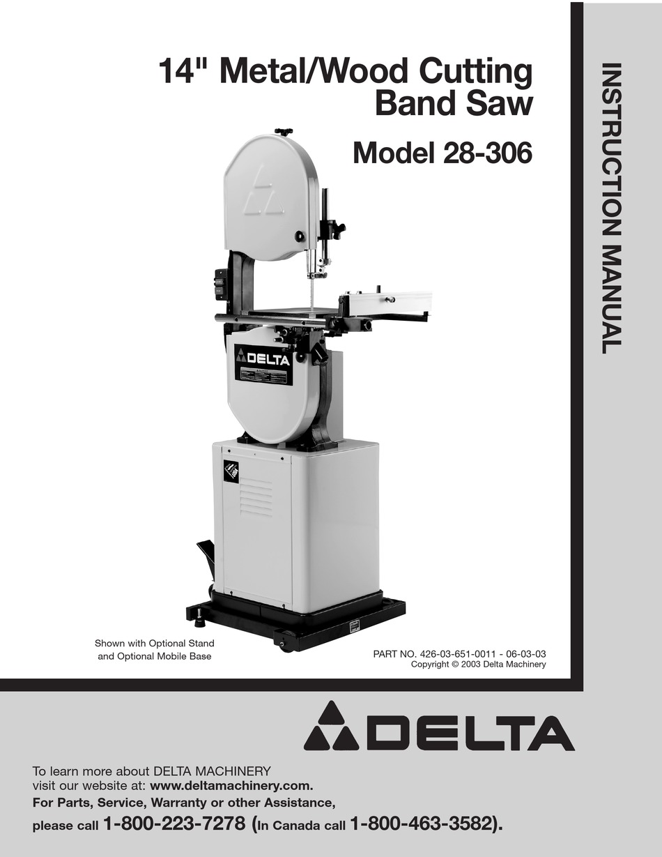 Delta 14. Ленточная пила Delta 28-180. DLSB-20/20 мануал. Ленточная пила 12 Band saw инструкция на русском. Railsaw instruction.