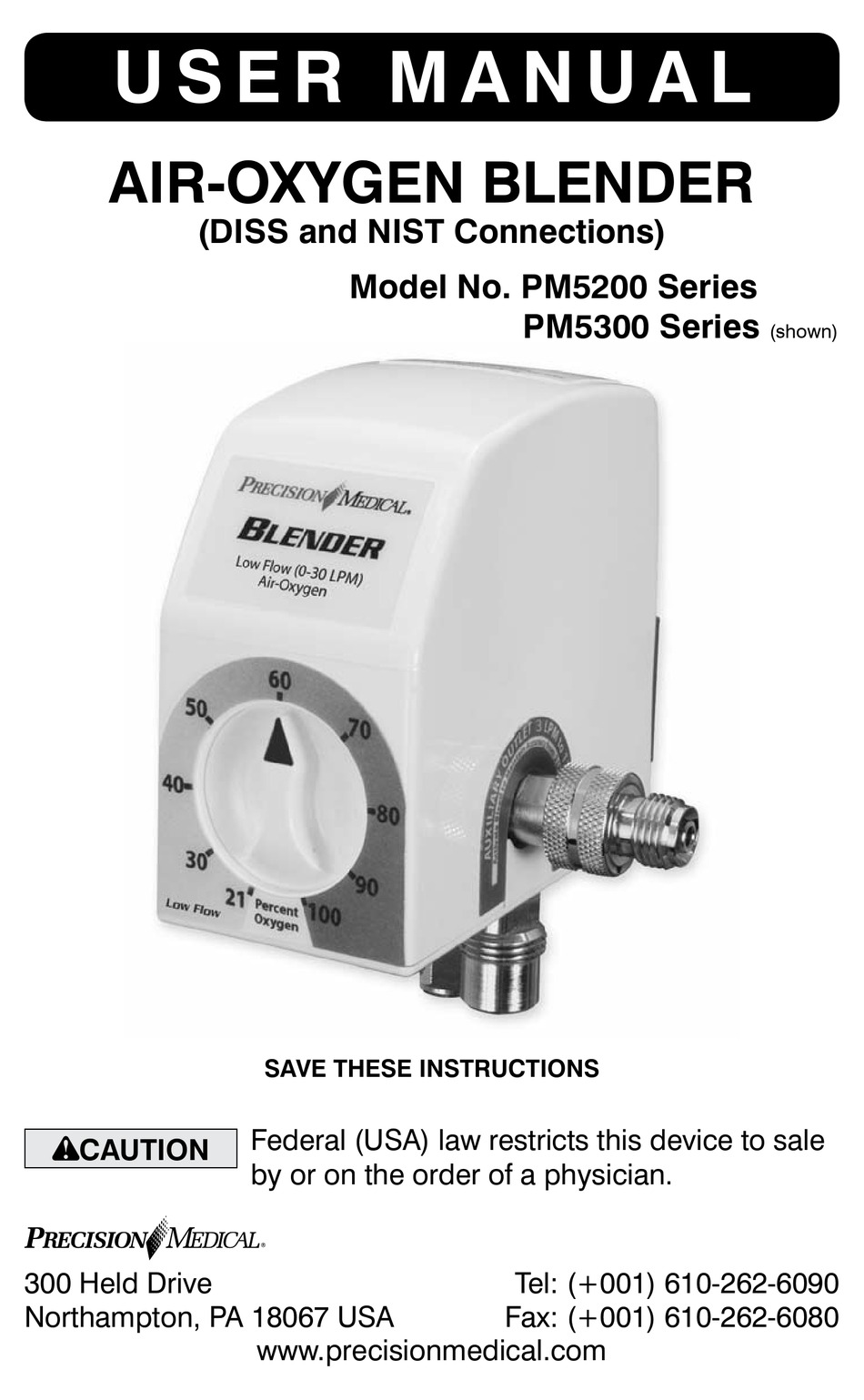 PRECISION MEDICAL PM5200 USER MANUAL Pdf Download ManualsLib