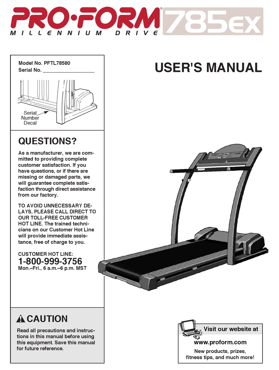 Proform 785 best sale