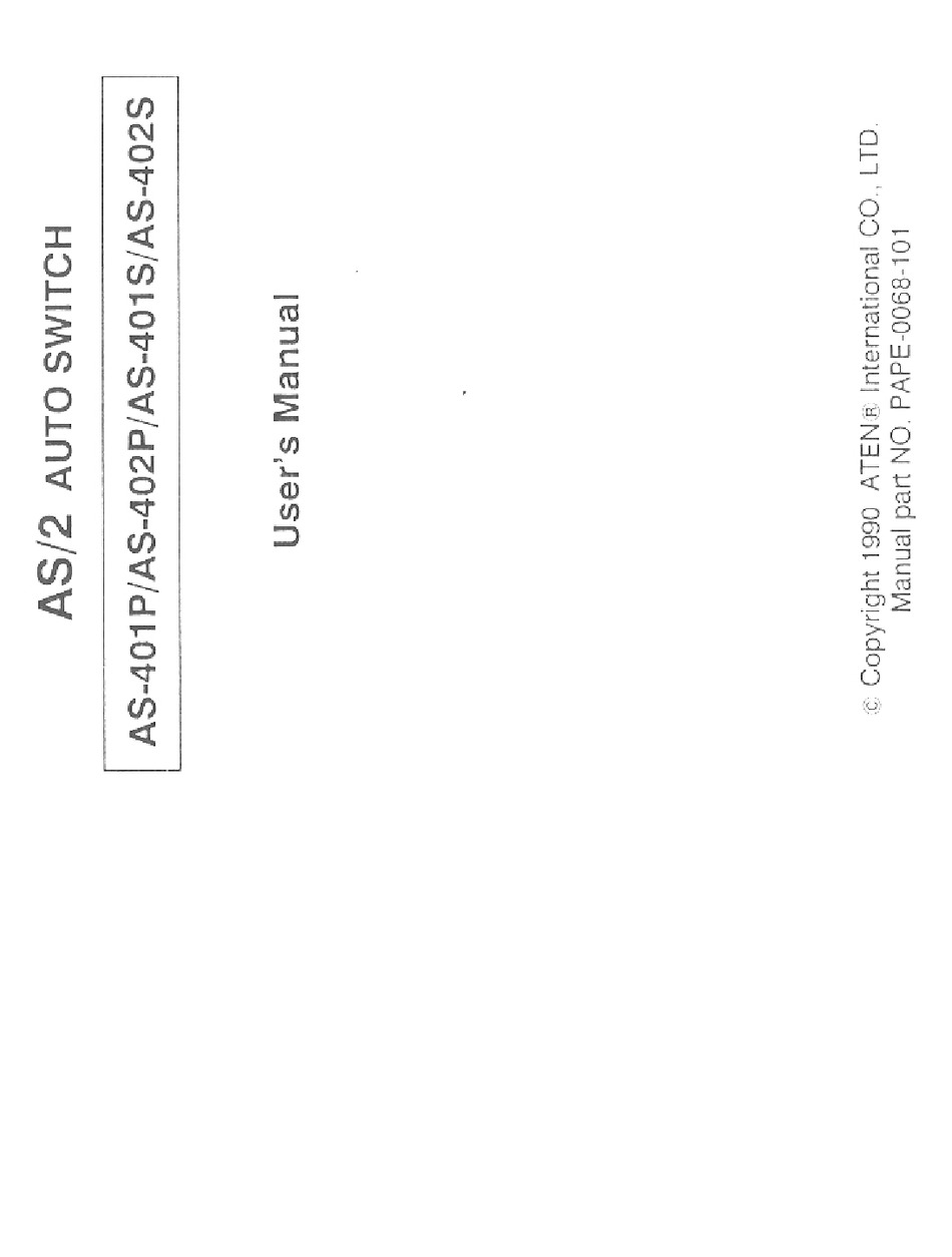 ATEN AS-401P USER MANUAL Pdf Download | ManualsLib