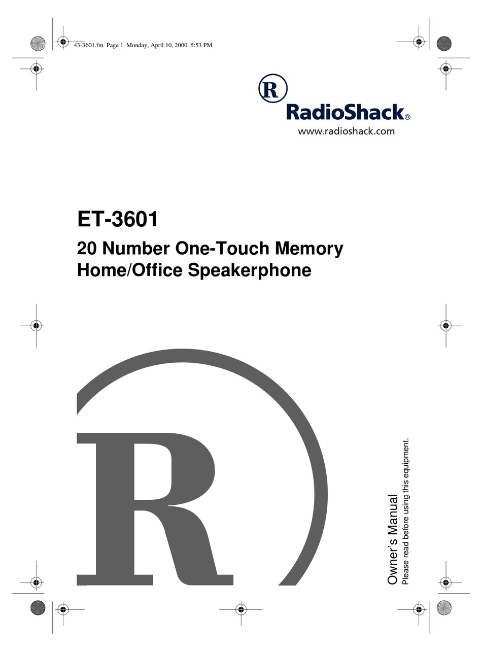 radio-shack-43-3601-owner-s-manual-pdf-download-manualslib