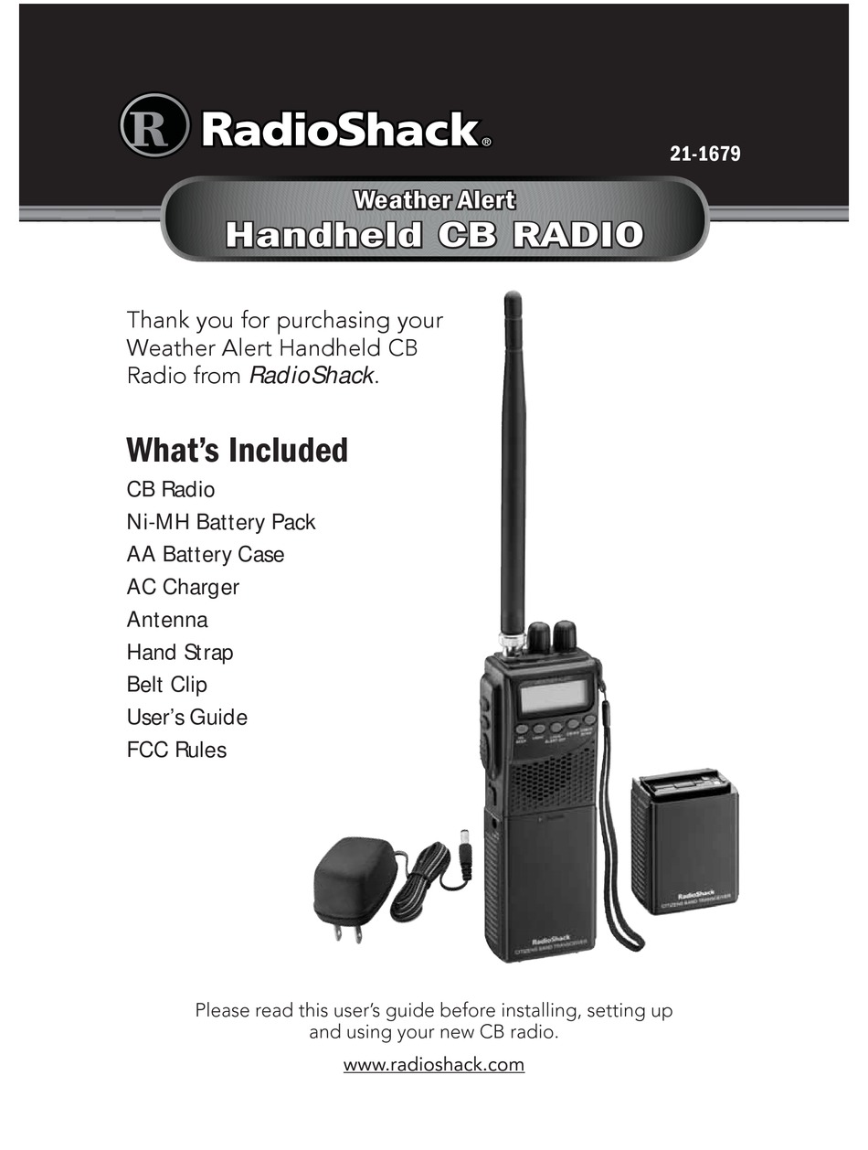 user manual radio shack battery charger 2302027