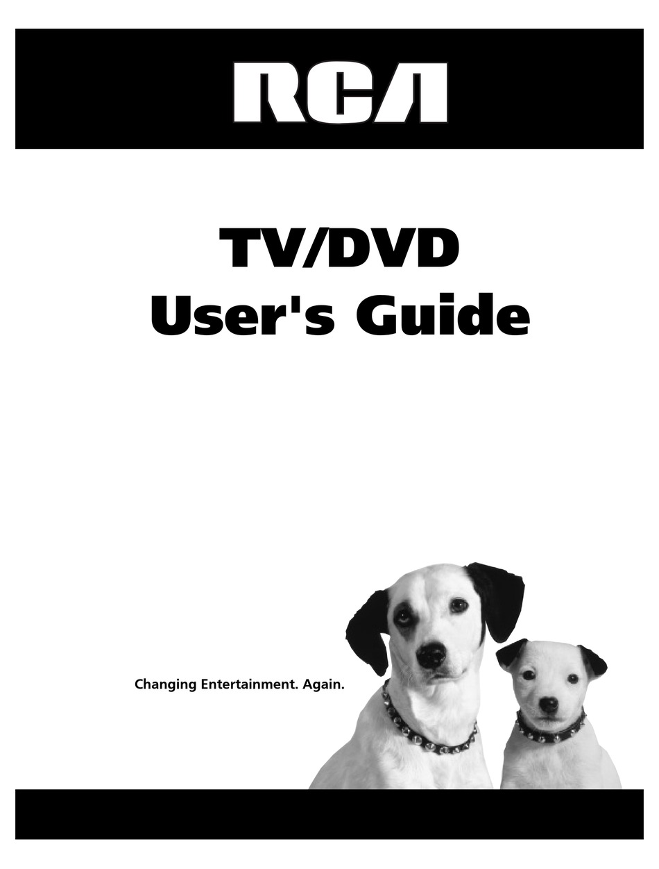 Rca Tv Dvd User Manual Pdf Download Manualslib
