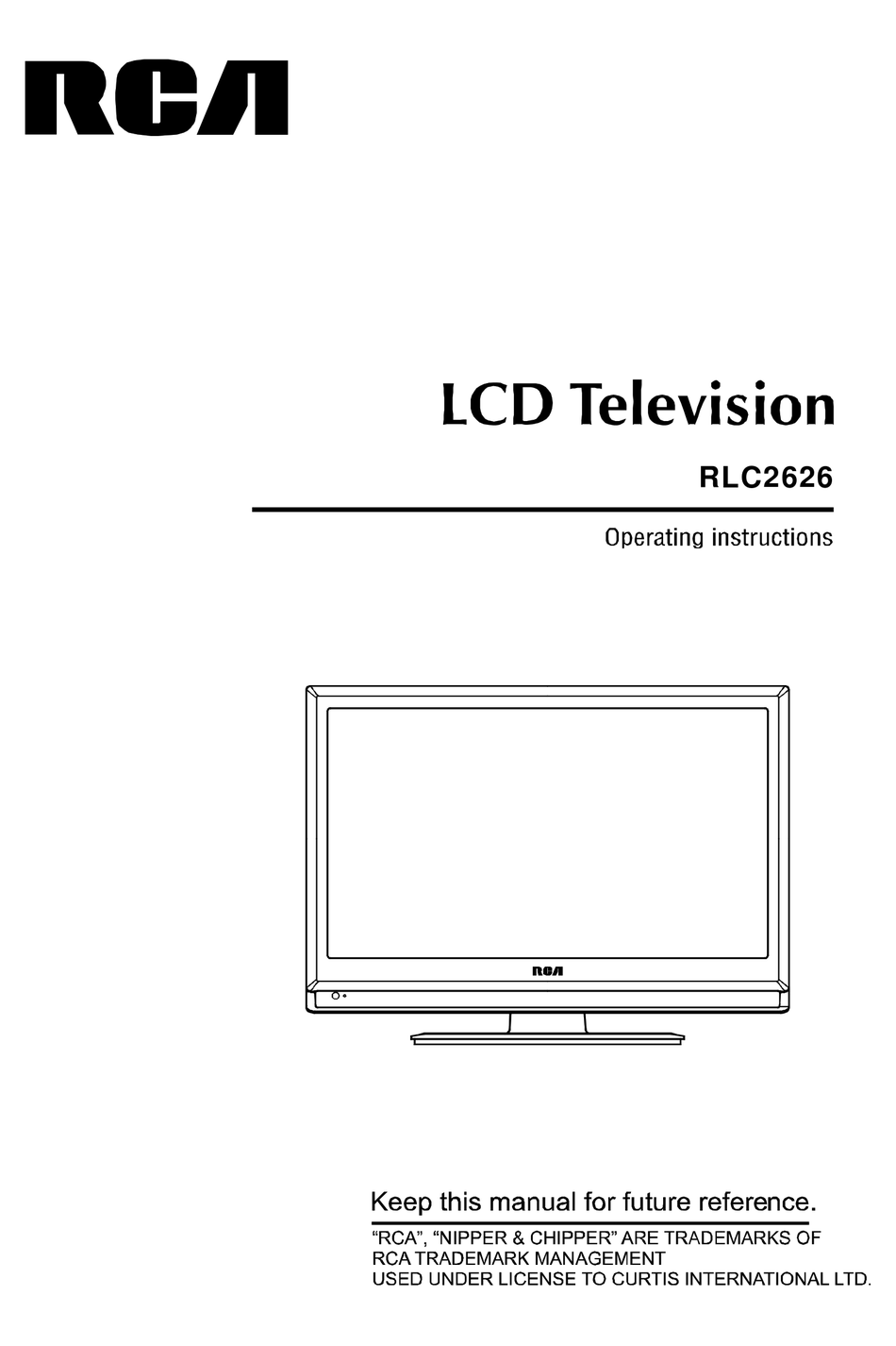 RCA RLC2626 OPERATING INSTRUCTIONS MANUAL Pdf Download | ManualsLib