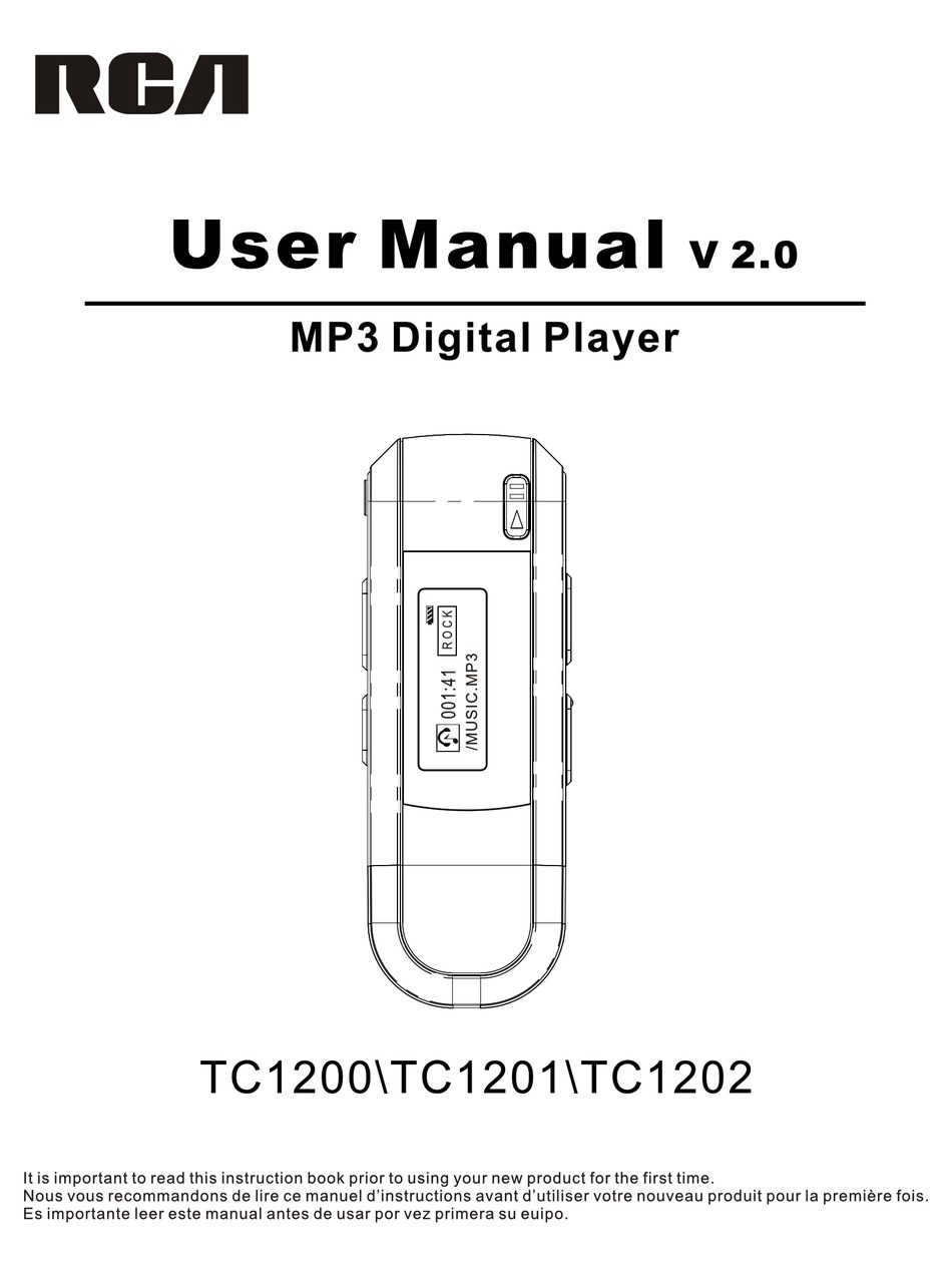 rca mp3 player troubleshooting