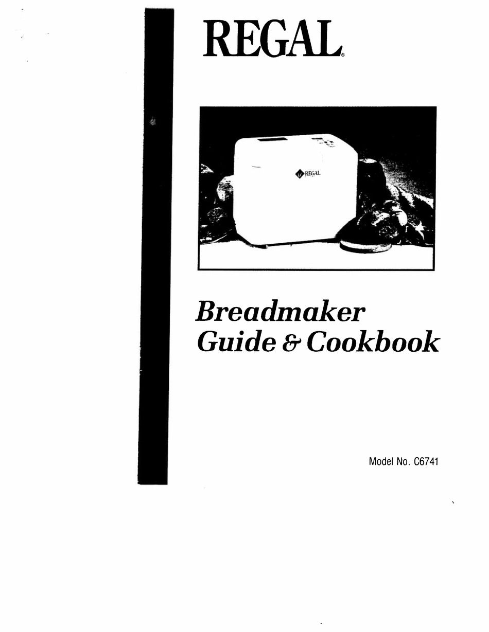 REGAL C6741 MANUAL COOKBOOK Pdf Download ManualsLib   Regal C6741 