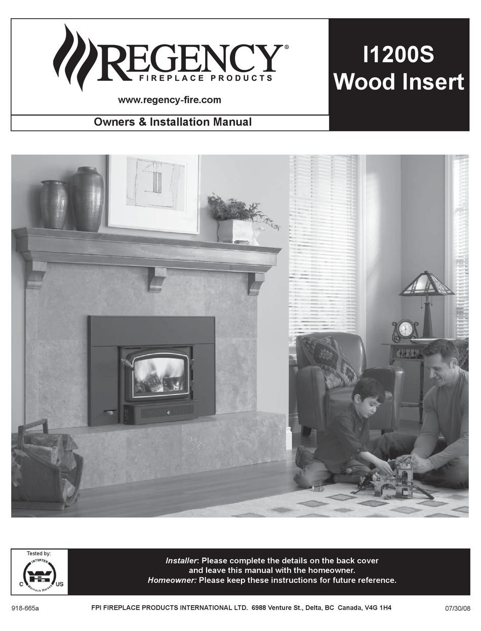 REGENCY I1200S OWNERS & INSTALLATION MANUAL Pdf Download ManualsLib