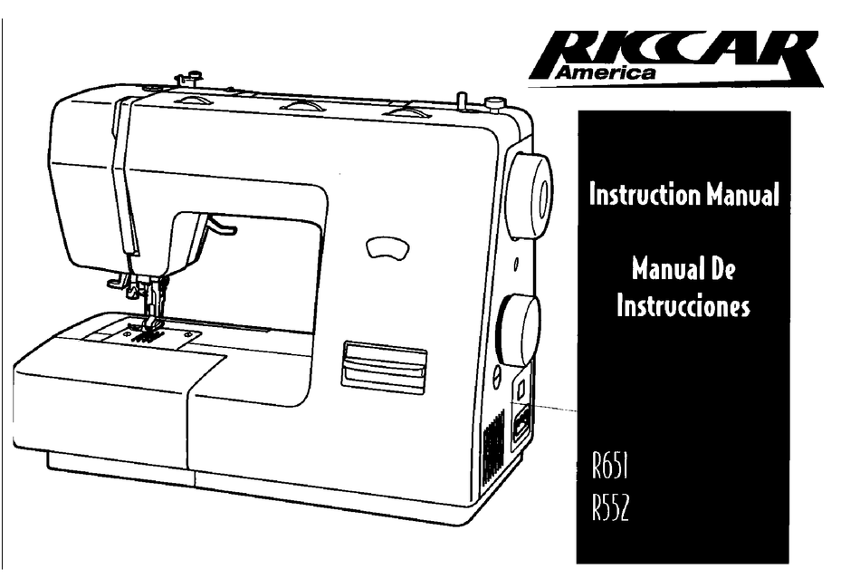 RICCAR R651 INSTRUCTION MANUAL Pdf Download ManualsLib