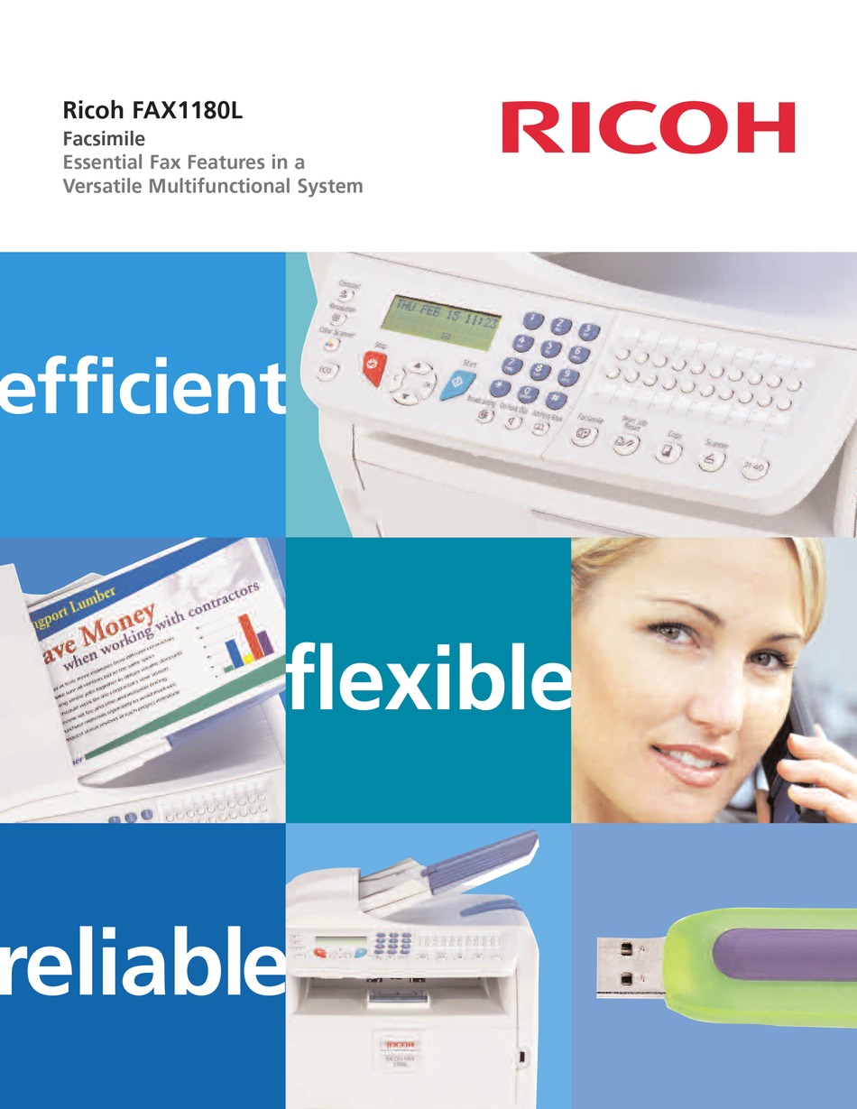 RICOH FAX1180L SPECIFICATIONS Pdf Download ManualsLib