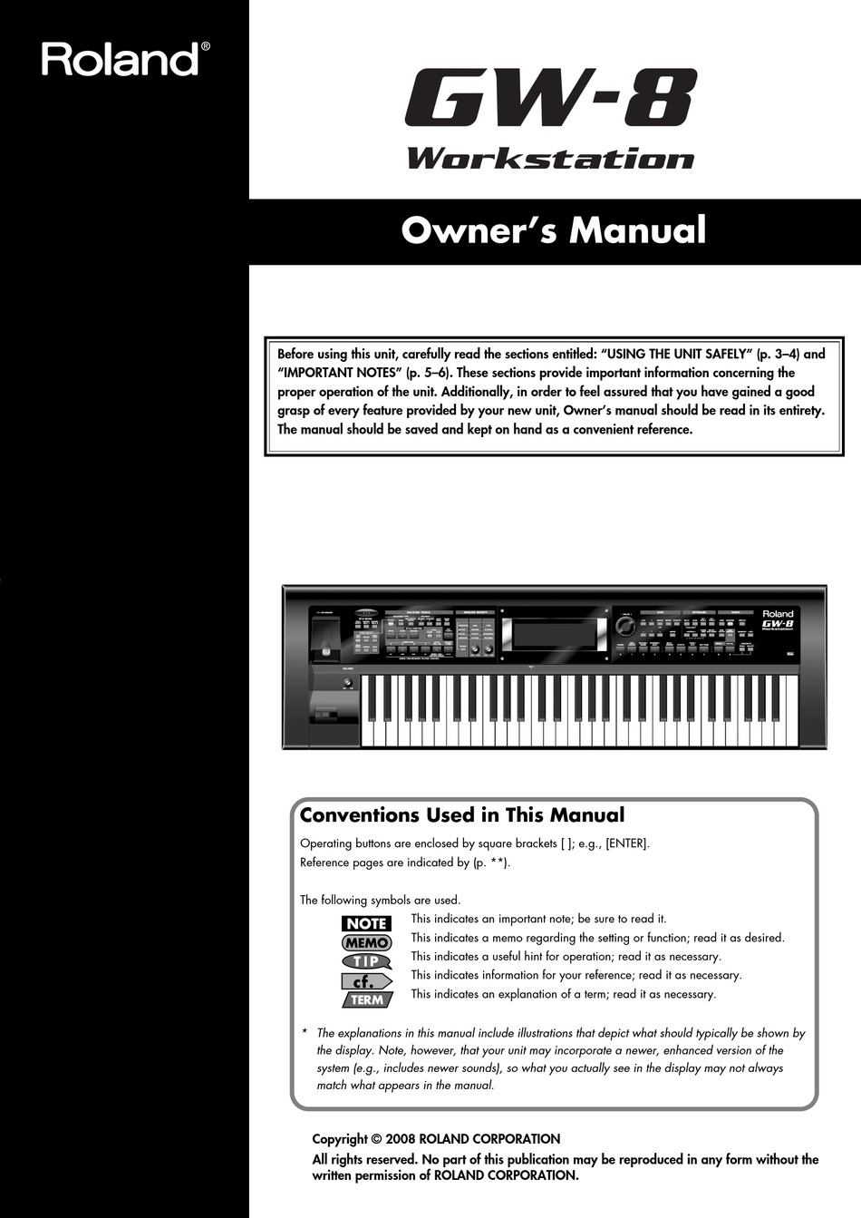roland gw 8 styles free download