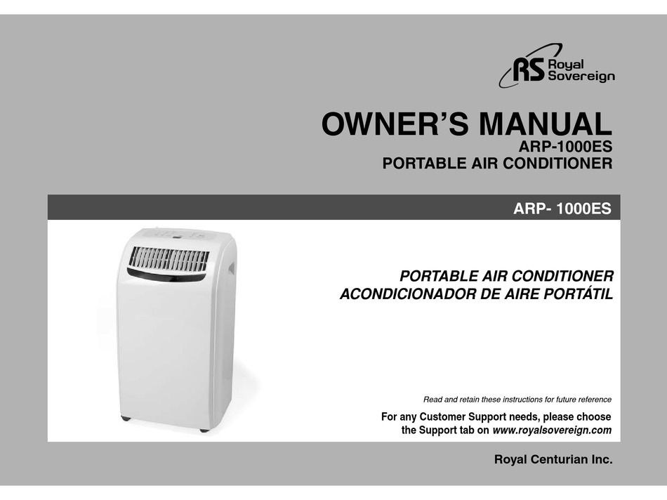 Royal Sovereign ARP-1000ES Owner's 