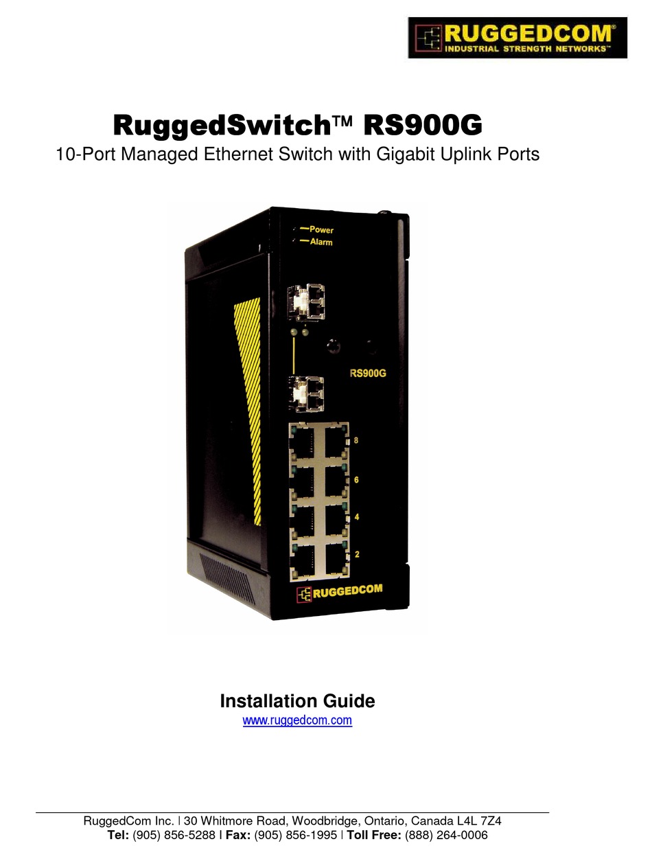 Rugged Switch Rsg2100 Manual