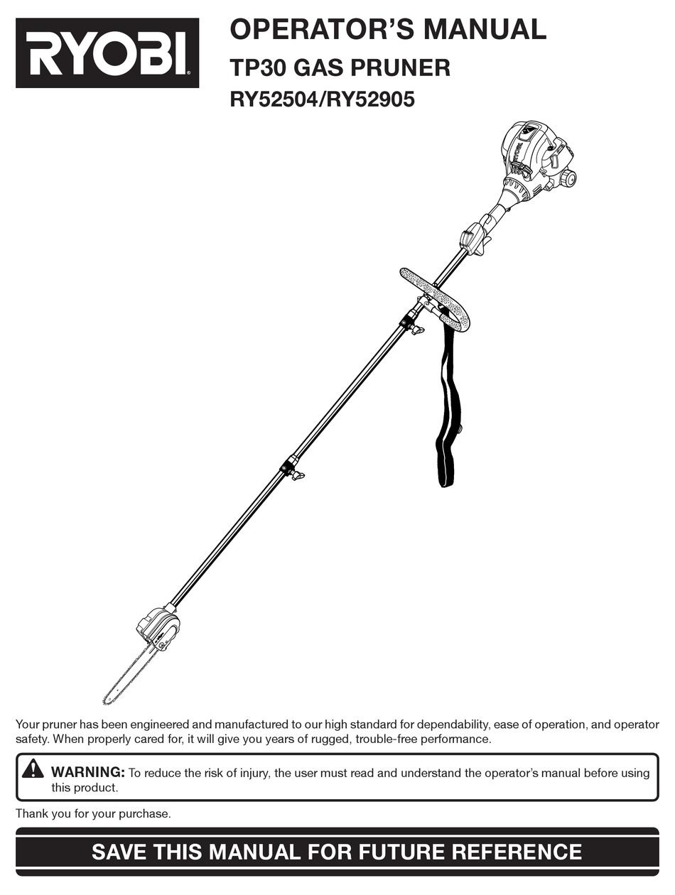 RYOBI RY52504 OPERATOR S MANUAL Pdf Download ManualsLib   Ryobi Ry52504 