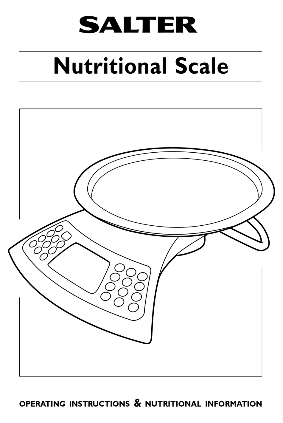 salter nutritional scale