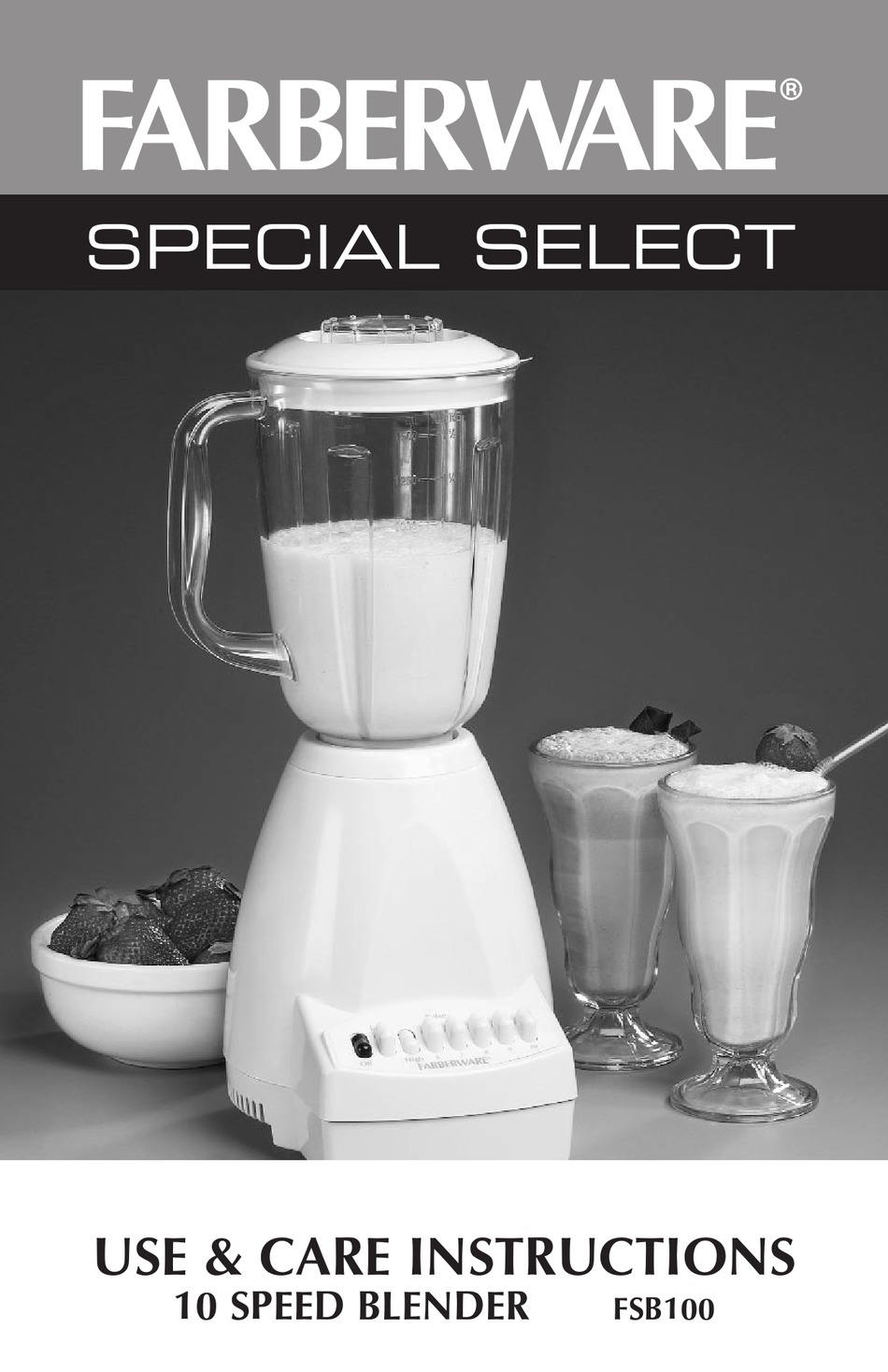 FARBERWARE FBL500SS Stainless Steel Blender 