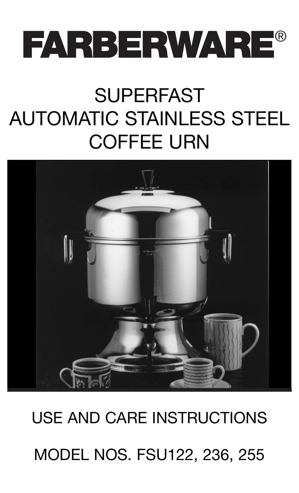 Farberware 36-Cup Automatic Stainless Steel Coffee Urn Coffee Maker