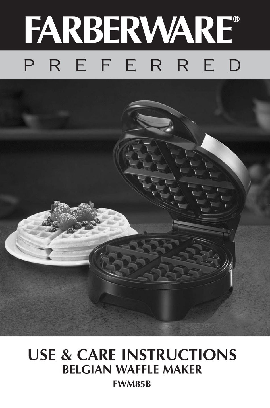 Farberware Single-Flip Waffle Maker