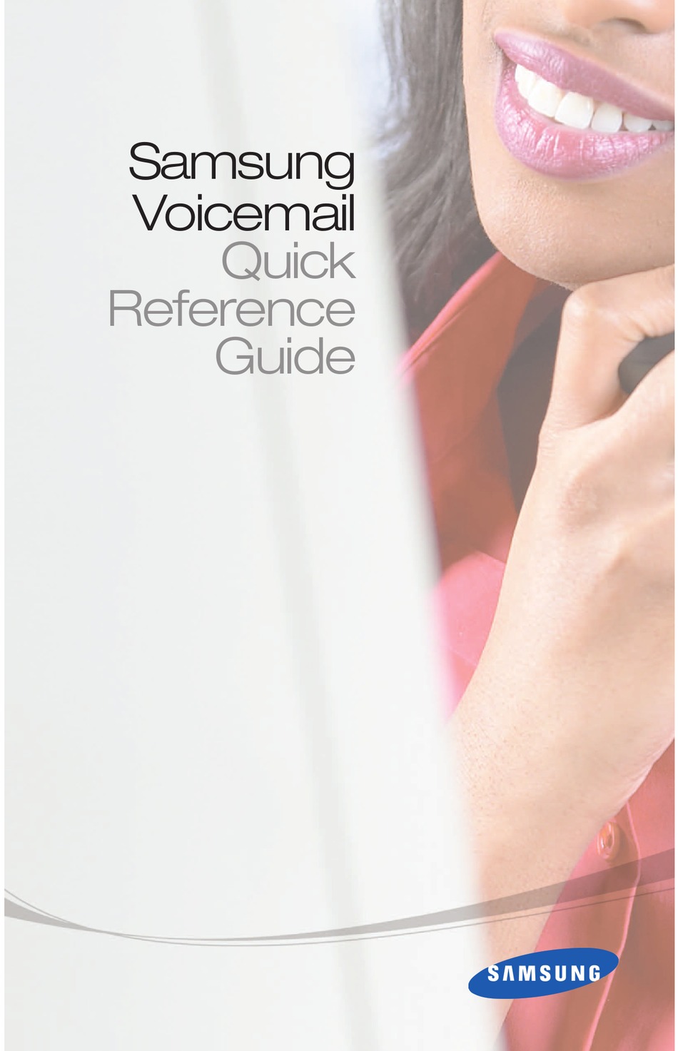 SAMSUNG VOICEMAIL QUICK REFERENCE MANUAL Pdf Download | ManualsLib