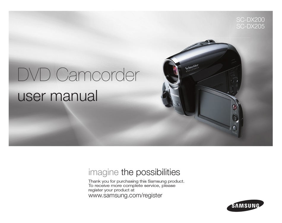 samsung sc-dx103 camcorder specs