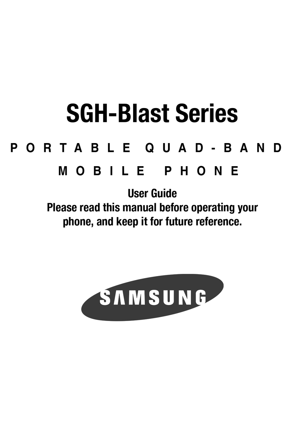 Samsung Sgh T729 Sgh Blast Series User Manual Pdf Download Manualslib