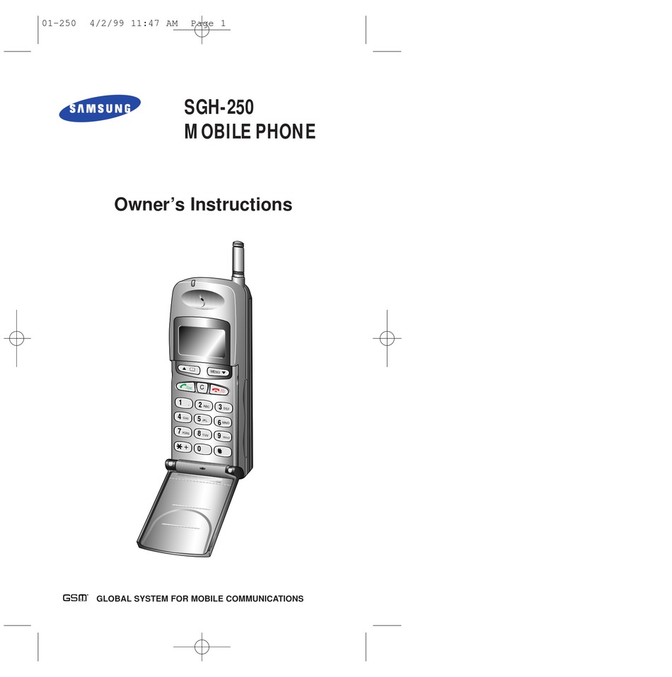Samsung Sgh 250 Owner S Instructions Manual Pdf Download Manualslib