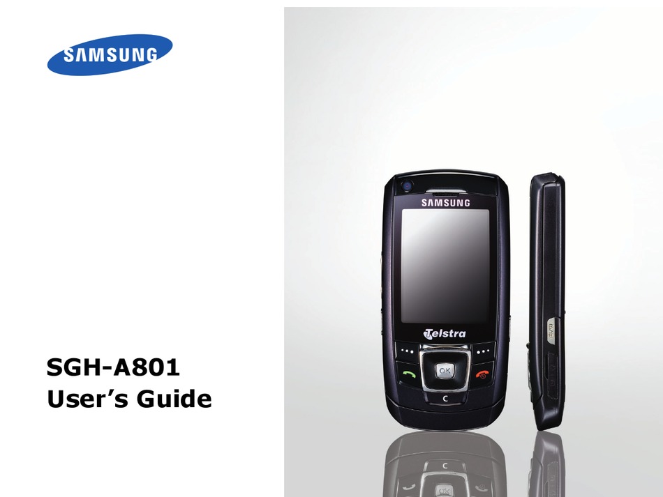 Samsung Sgh A801 User Manual Pdf Download Manualslib