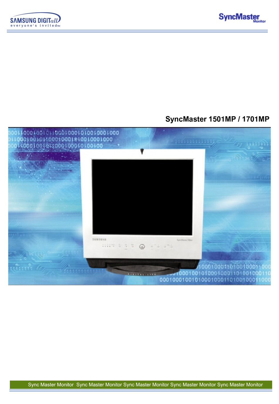 samsung syncmaster 170mp