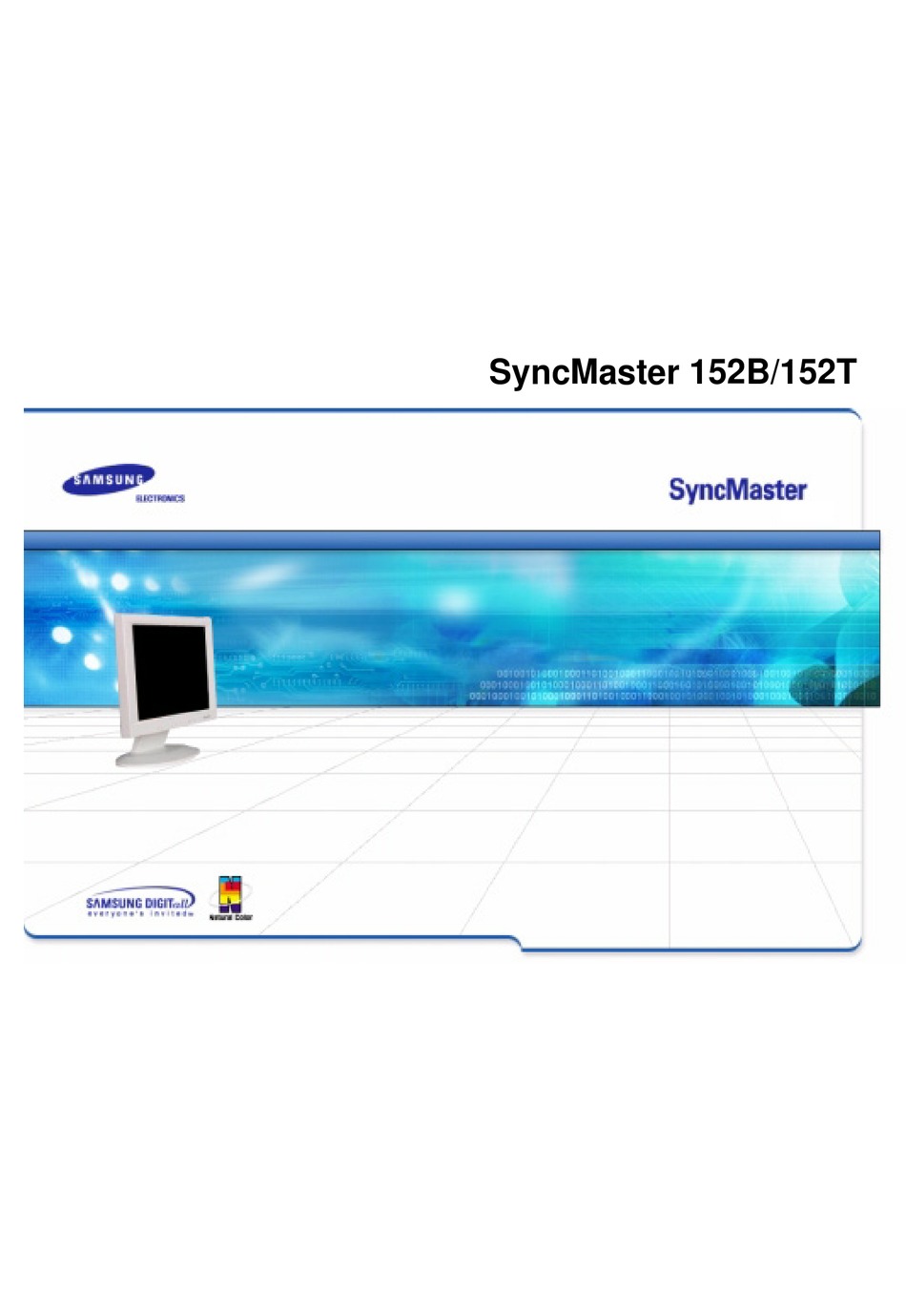 SAMSUNG SYNCMASTER 152 B MANUAL DEL USUARIO Pdf Download | ManualsLib