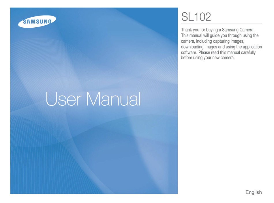 SAMSUNG SL102 USER MANUAL Pdf Download | ManualsLib