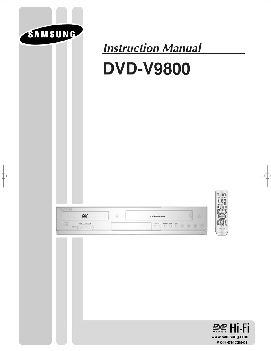 SAMSUNG DVDV9800 INSTRUCTION MANUAL Pdf Download ManualsLib