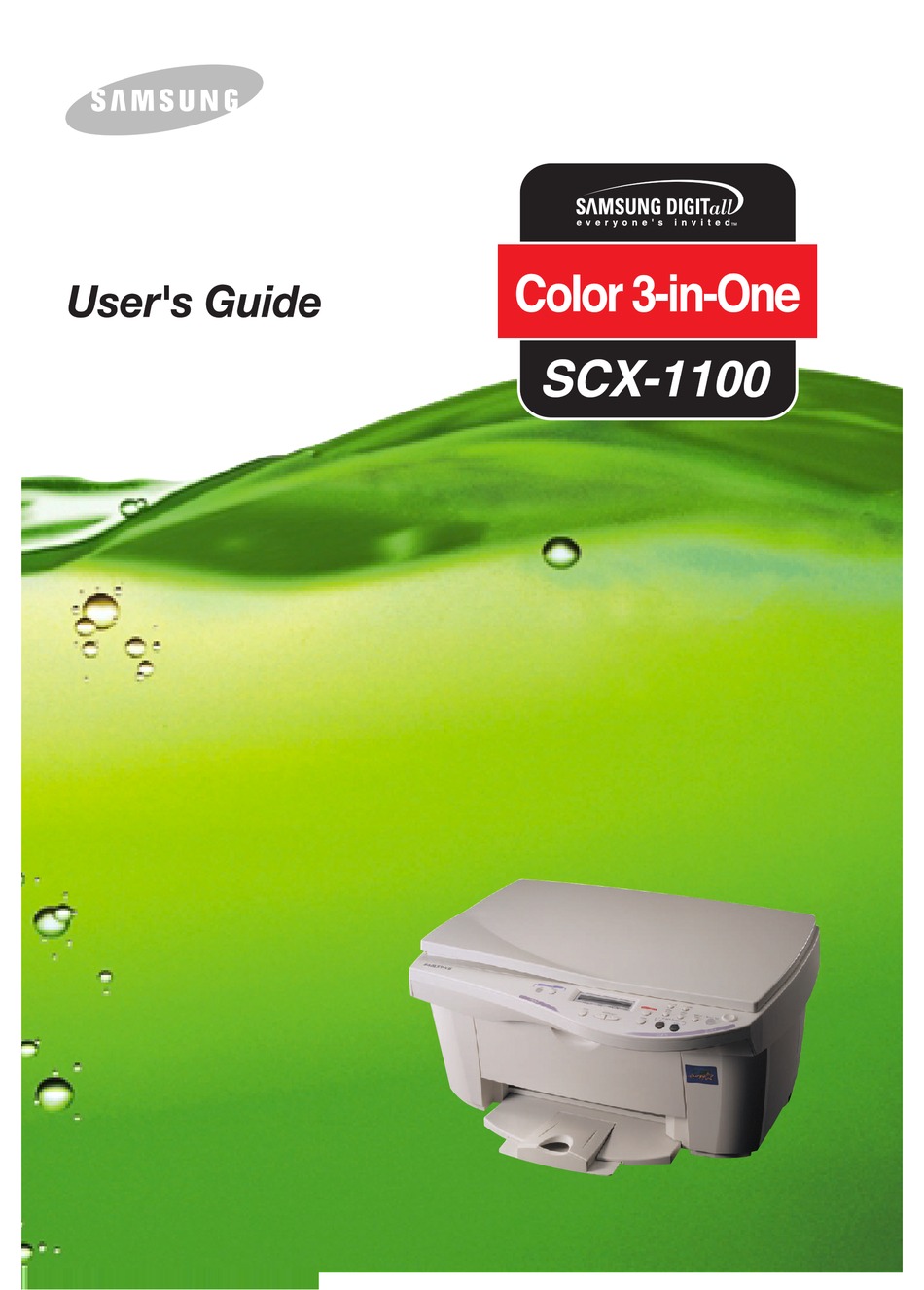 Samsung Scx 1100 User Manual Pdf Download Manualslib 6912