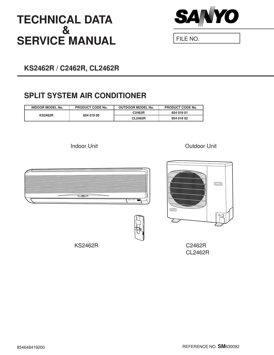 sanyo ac installation