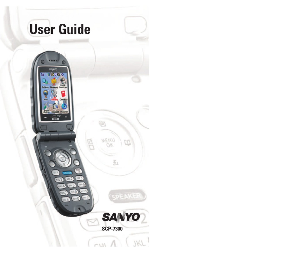 Sanyo Scp 7300 User Manual Pdf Download Manualslib