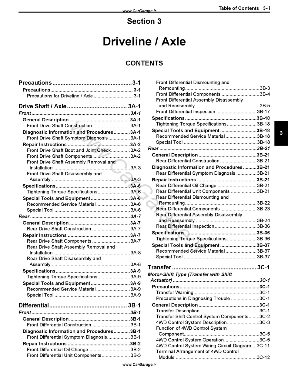 SUZUKI GRAND VITARA SERVICE MANUAL Pdf Download ManualsLib