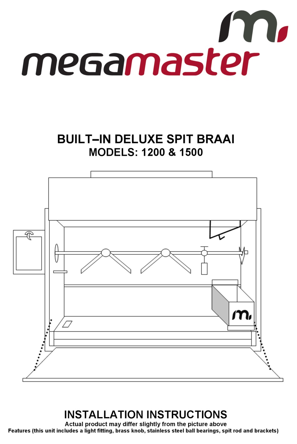 MEGAMASTER 1200 INSTALLATION INSTRUCTIONS MANUAL Pdf Download ManualsLib