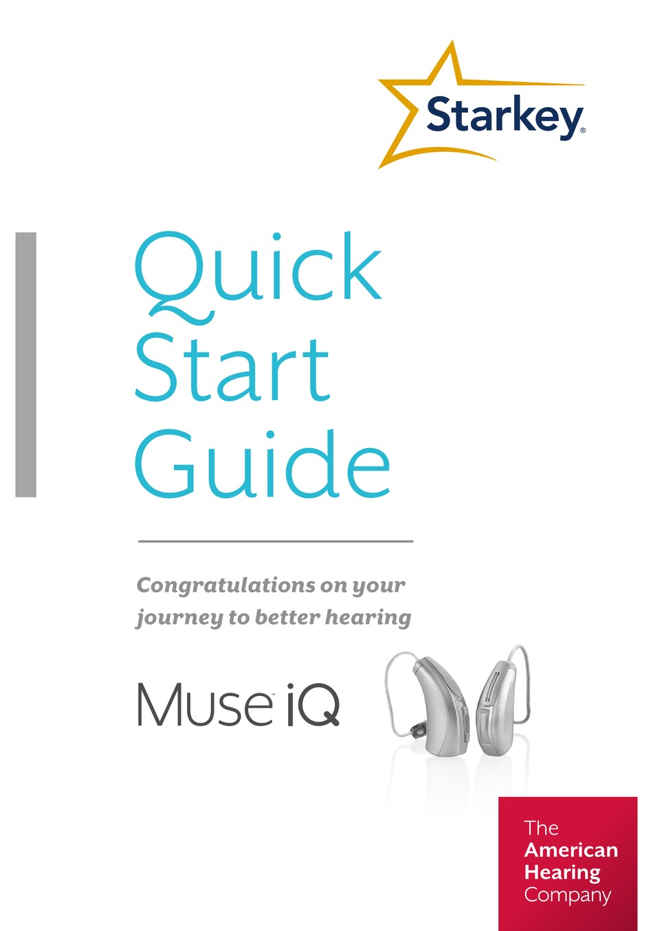 STARKEY MUSE IQ QUICK START MANUAL Pdf Download ManualsLib