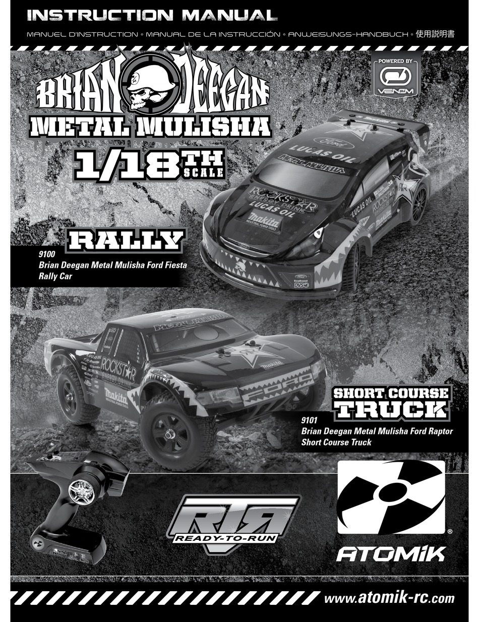 Atomik Brian Deegan Metal Mulisha 9100 Instruction Manual Pdf Download