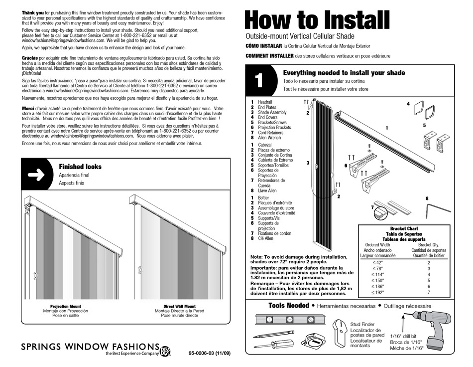 BALI VERTICAL CELLULAR SHADE HOW TO INSTALL Pdf Download ManualsLib