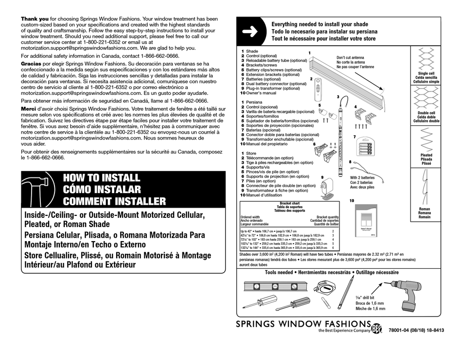 BALI MOTORIZED PLEATED SHADE HOW TO INSTALL Pdf Download ManualsLib