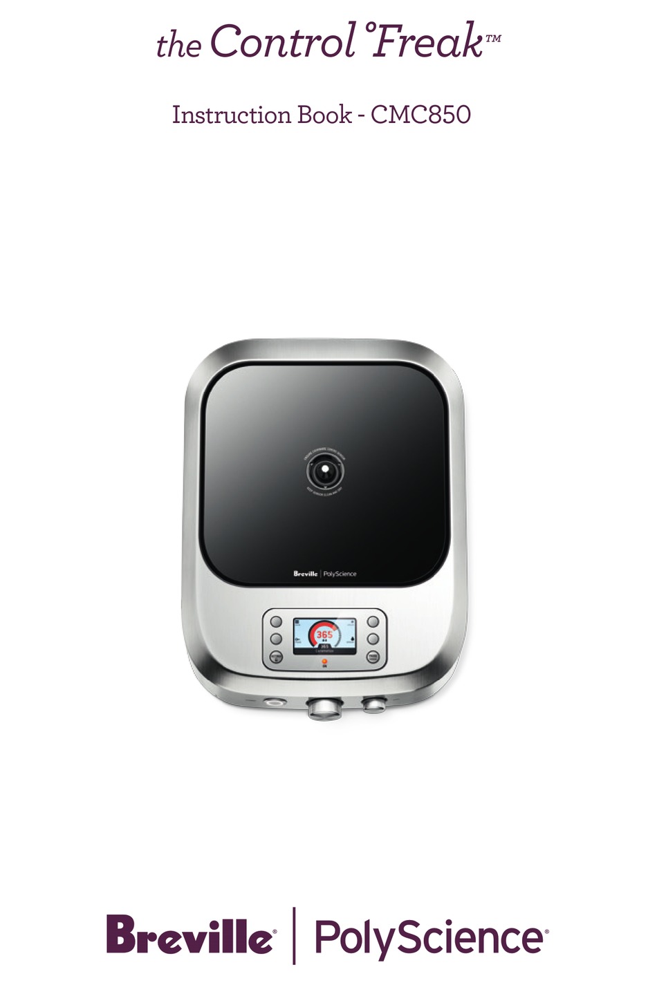 BREVILLE CONTROLFREAK INSTRUCTION BOOK 